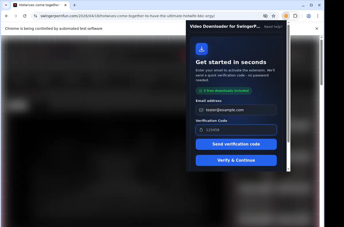 Swingerpornfun Video Downloader screenshot 4